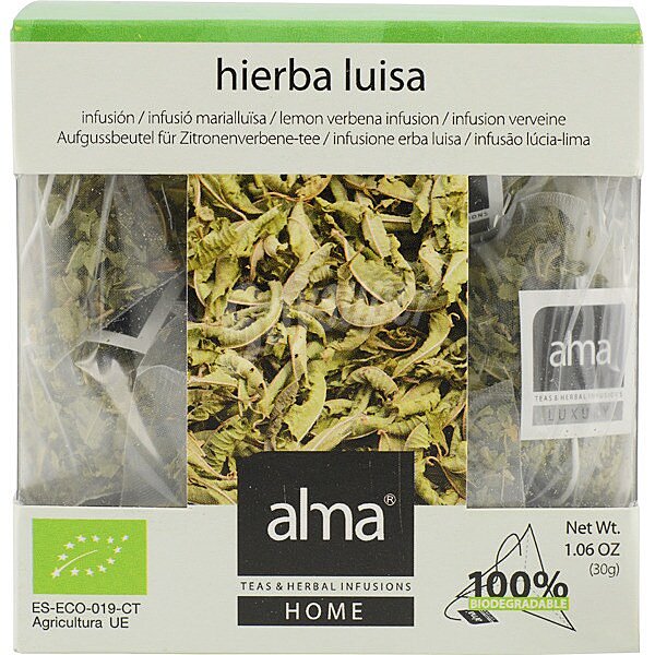 Infusión de hierba luisa ecológica biodegradables home