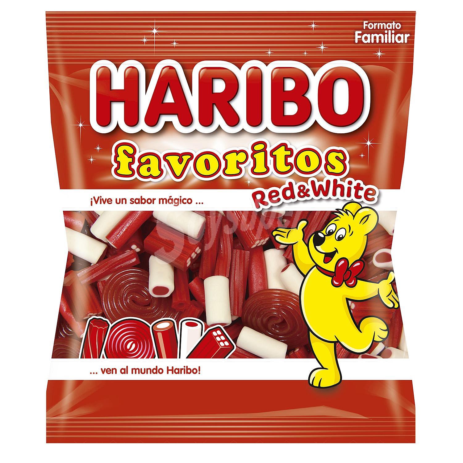 Caramelos de goma Favoritos red&white Haribo