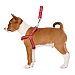 Arnés étnico rojo para perros talla L medidas 50-70 cm