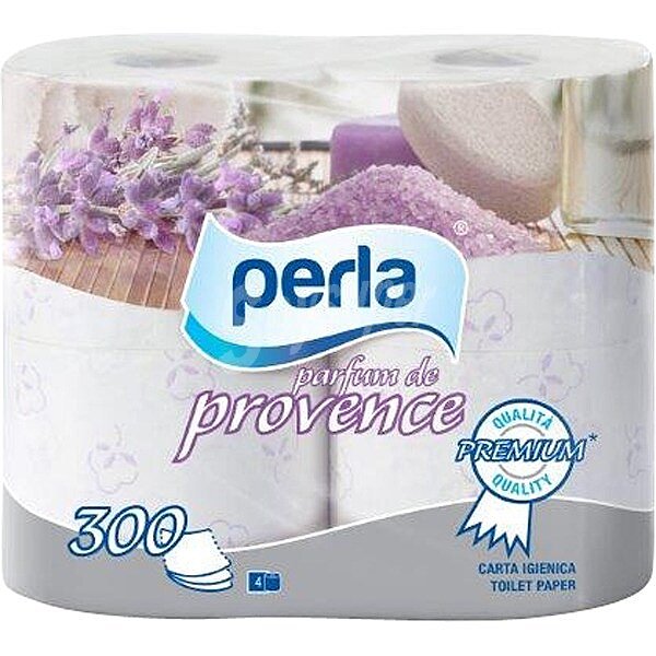 Papel higiénico perfume de Provenza y decorado 3 capas