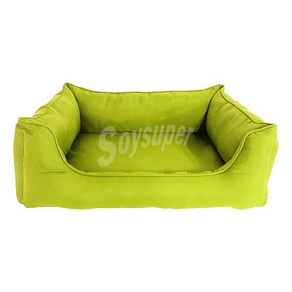 Cama para perros y gatos color verde lima 78x59 cm