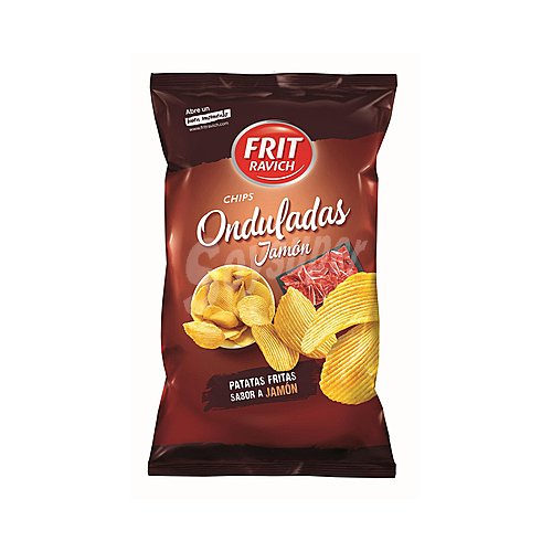 Frit ravich Patatas fritas onduladas con sabor a jamón frit ravich