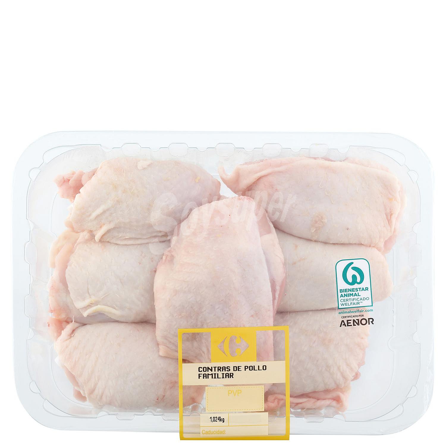 Contramuslo de pollo Carrefour