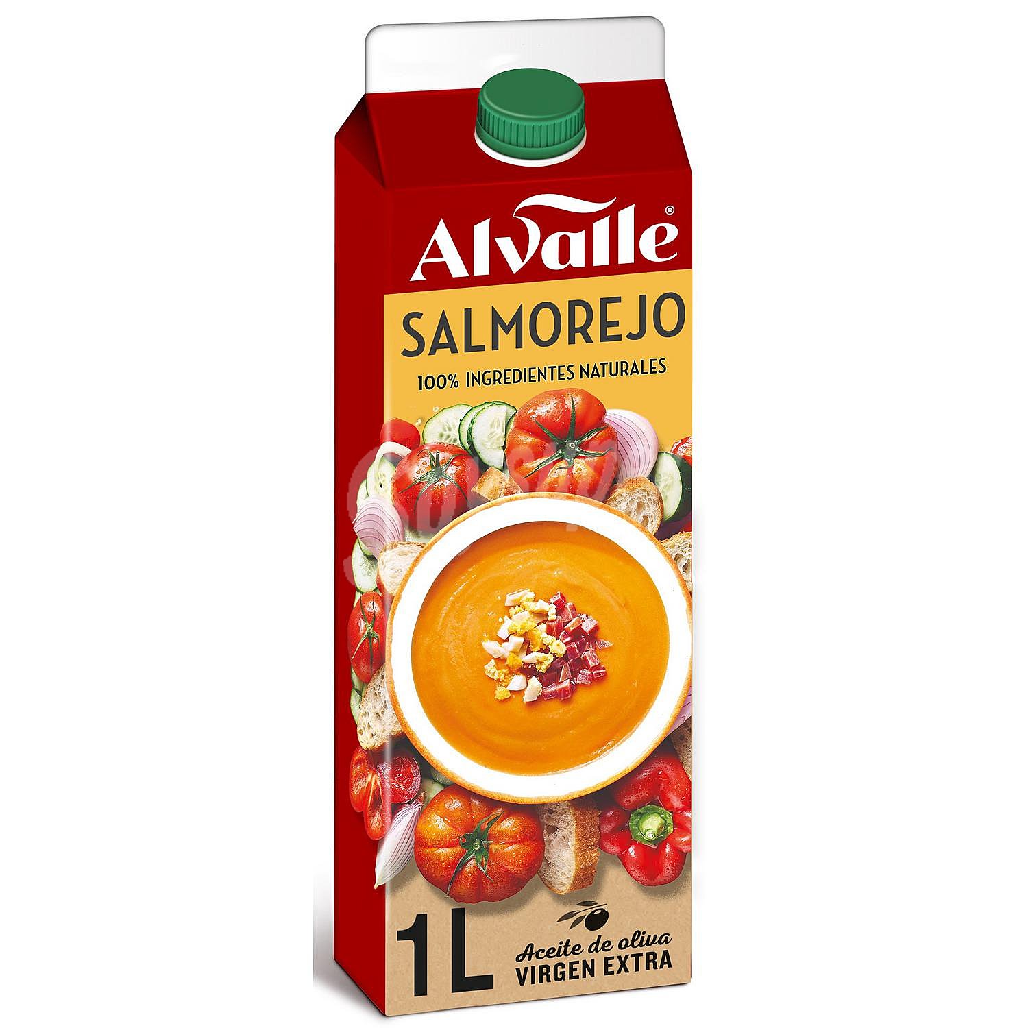 Salmorejo con aceite de oliva virgen extra Alvalle