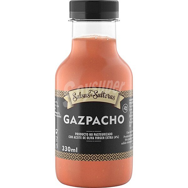 Gazpacho fresco andaluz no pasteurizado con aceite de oliva virgen extra