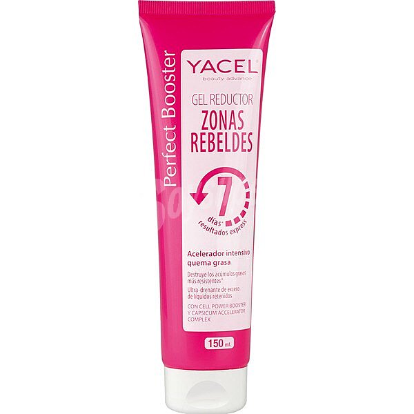 Gel en crema con acción reductora de zonas rebeldes perfect booster