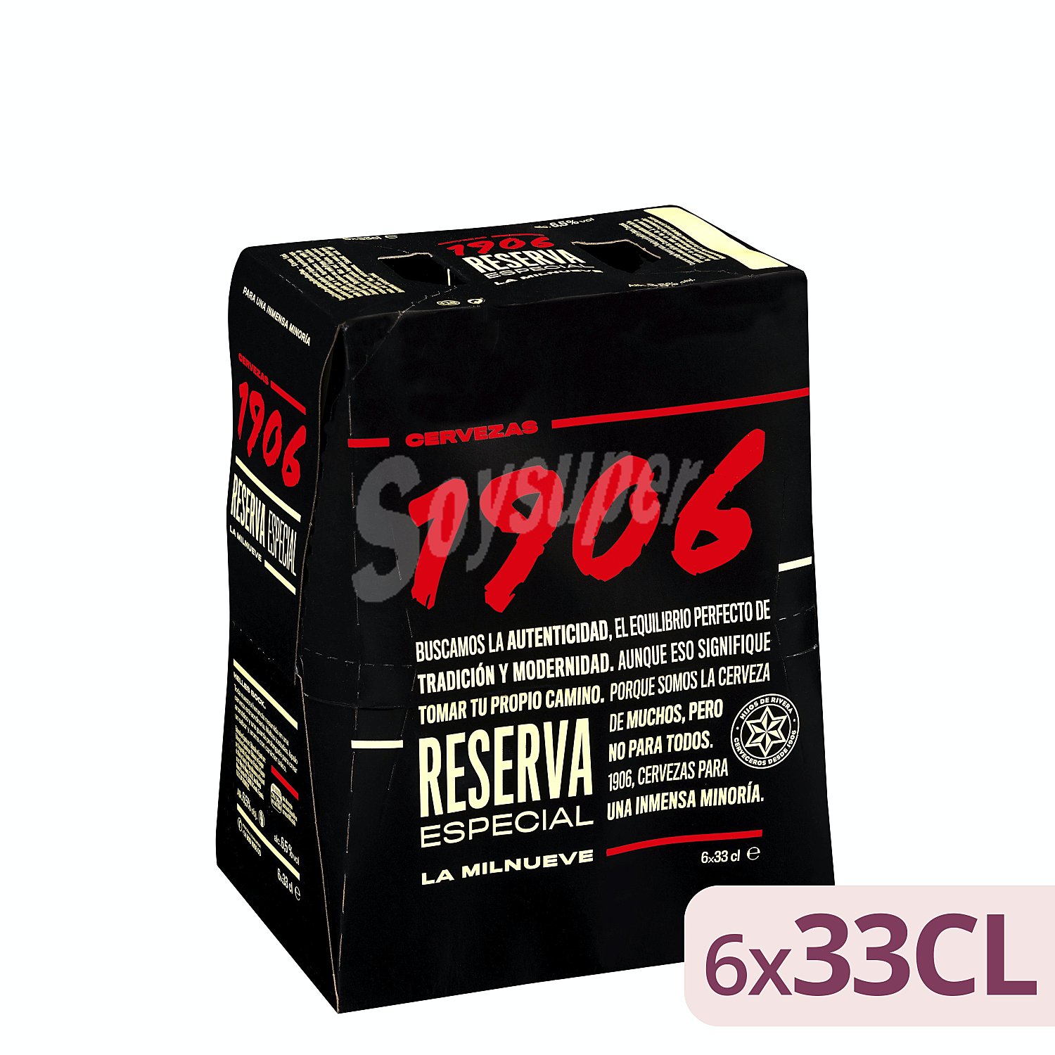 Cervezas botellín 1906 Reserva Especial