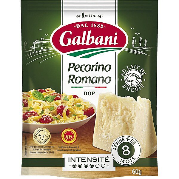 Queso rallado Pecorino Romano DOP