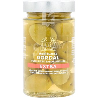 Aceitunas gordal con hueso sabor anchoa extra