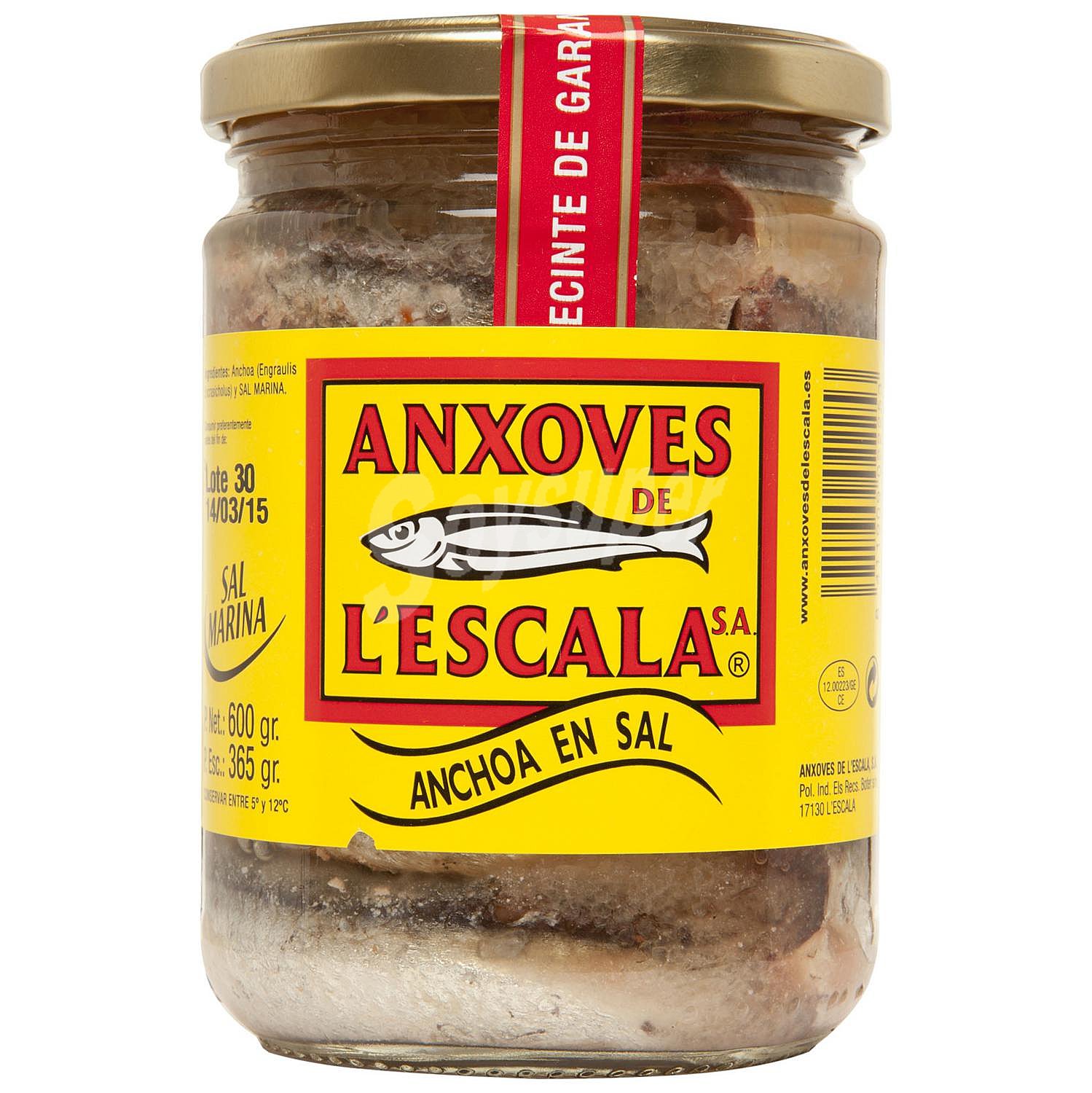 L' Escala Anchoas salmuera