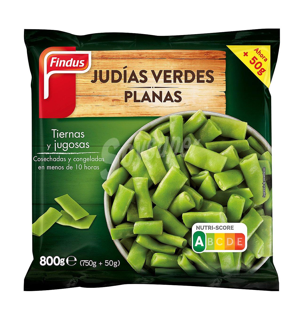 Judias findus planas congeladas