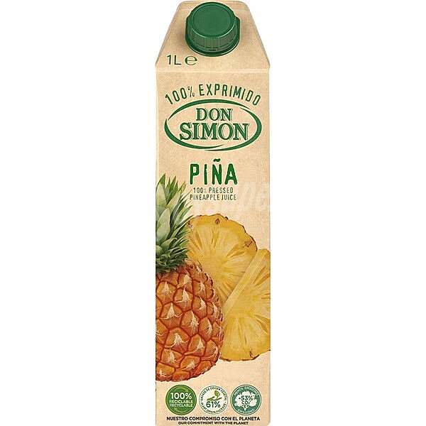 Zumo de piña Don Simón exprimido