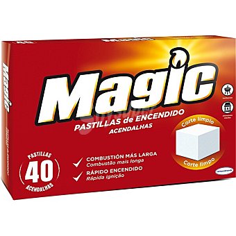 Instant pastillas enciende fuegos envase 32 unidades