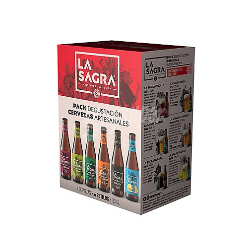 La sagra Estuche cervezas degustación la sagra