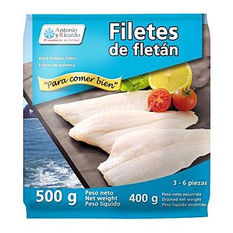 Filetes de fletán congelados Antonio y Ricardo