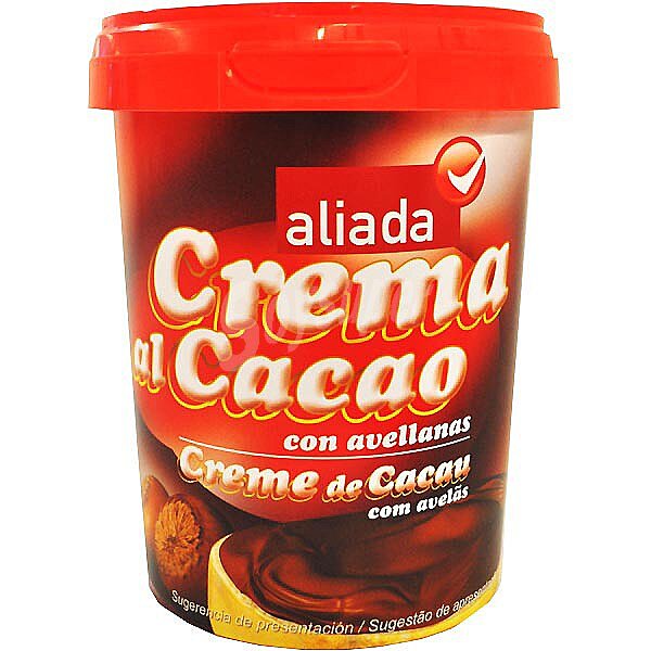 Crema de cacao con avellanas