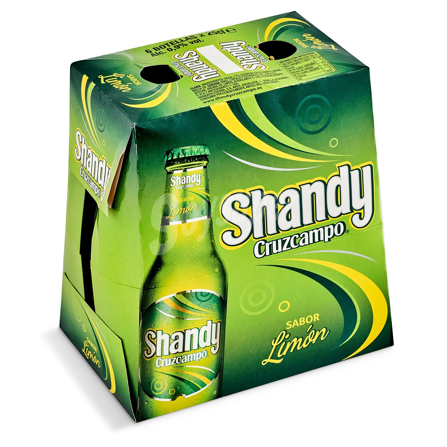 Cervezas con limón shandy cruzcampo