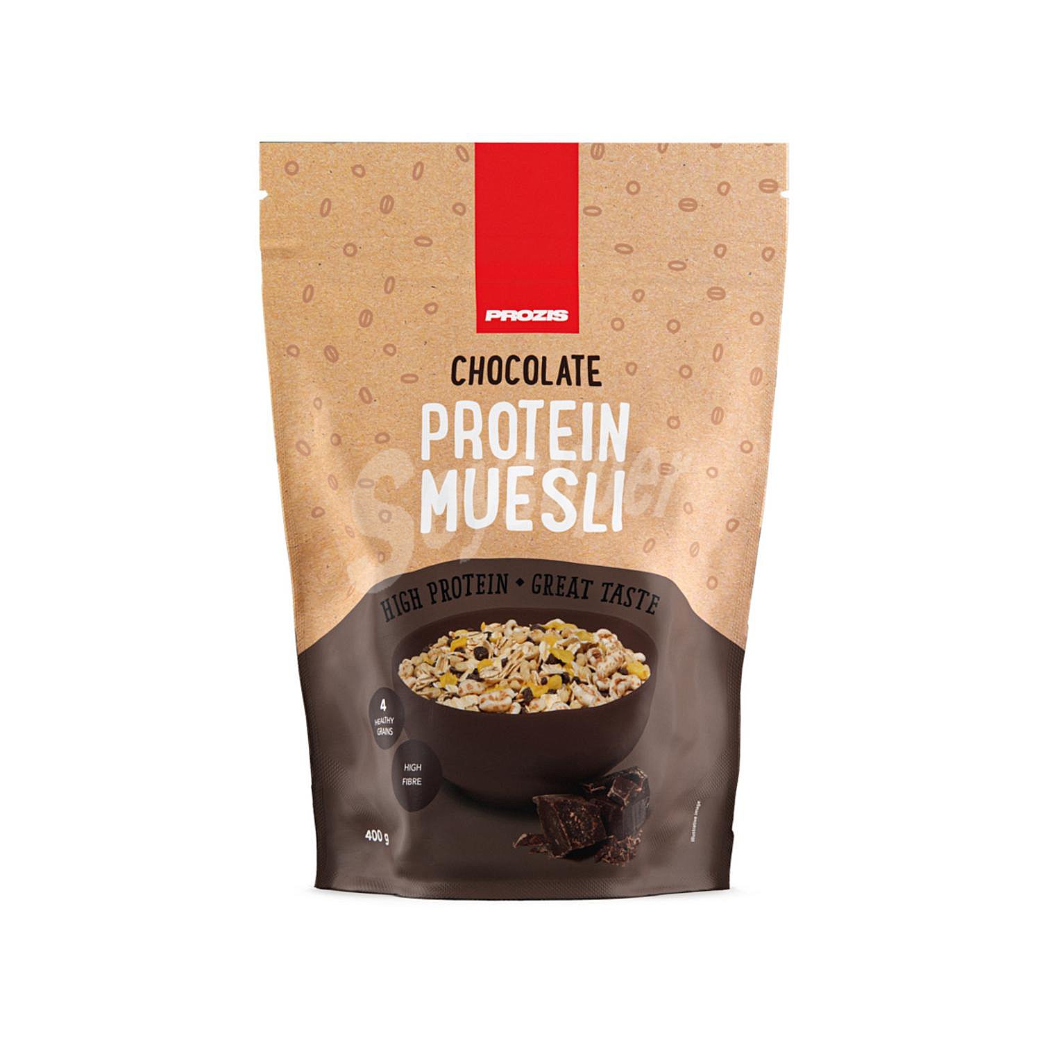 Muesli alto en proteínas sabor chocolate Prozis