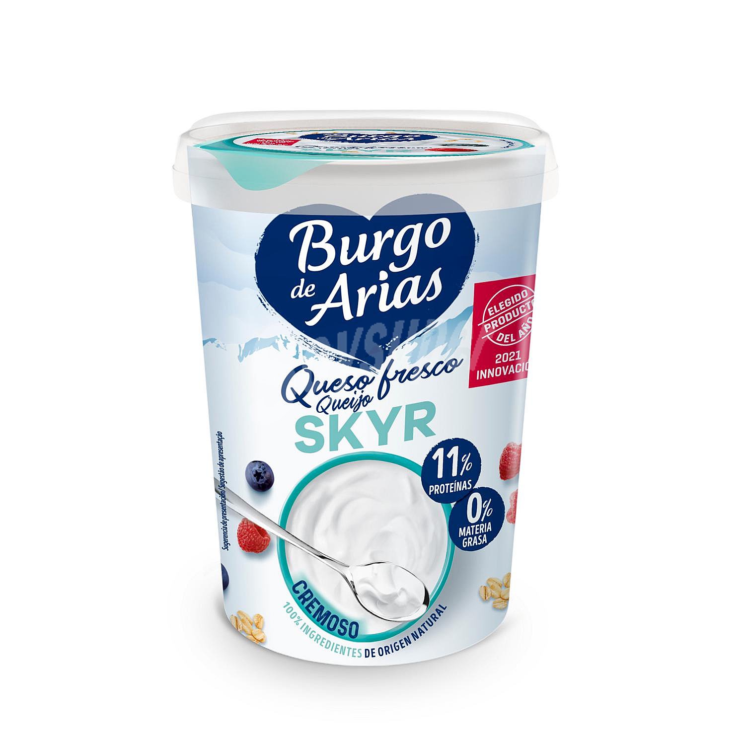 Queso desnatado fresco skyr cremoso