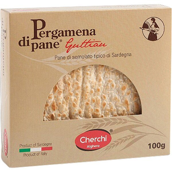 Pergamena di pane Guttiau pan de sémola típico de Cerdeña