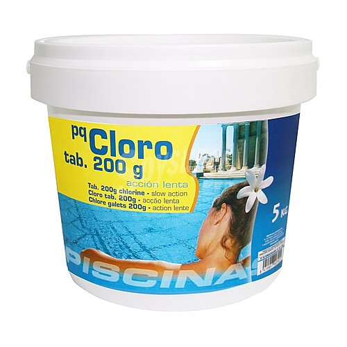 Cloro lento en tabletas de PQS 5 kg