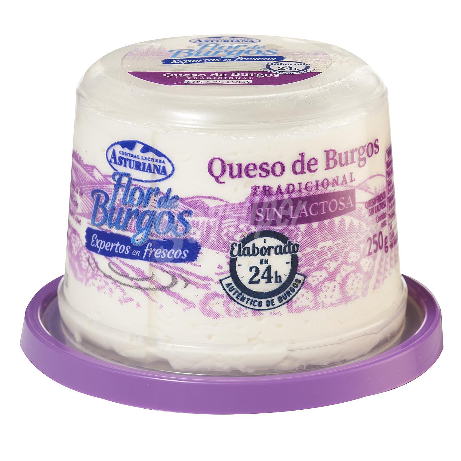 Queso fresco de burgos tradicional sin Lactosa