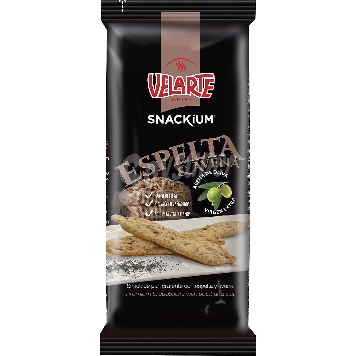 Snack pan crujiente con espelta y avena velar