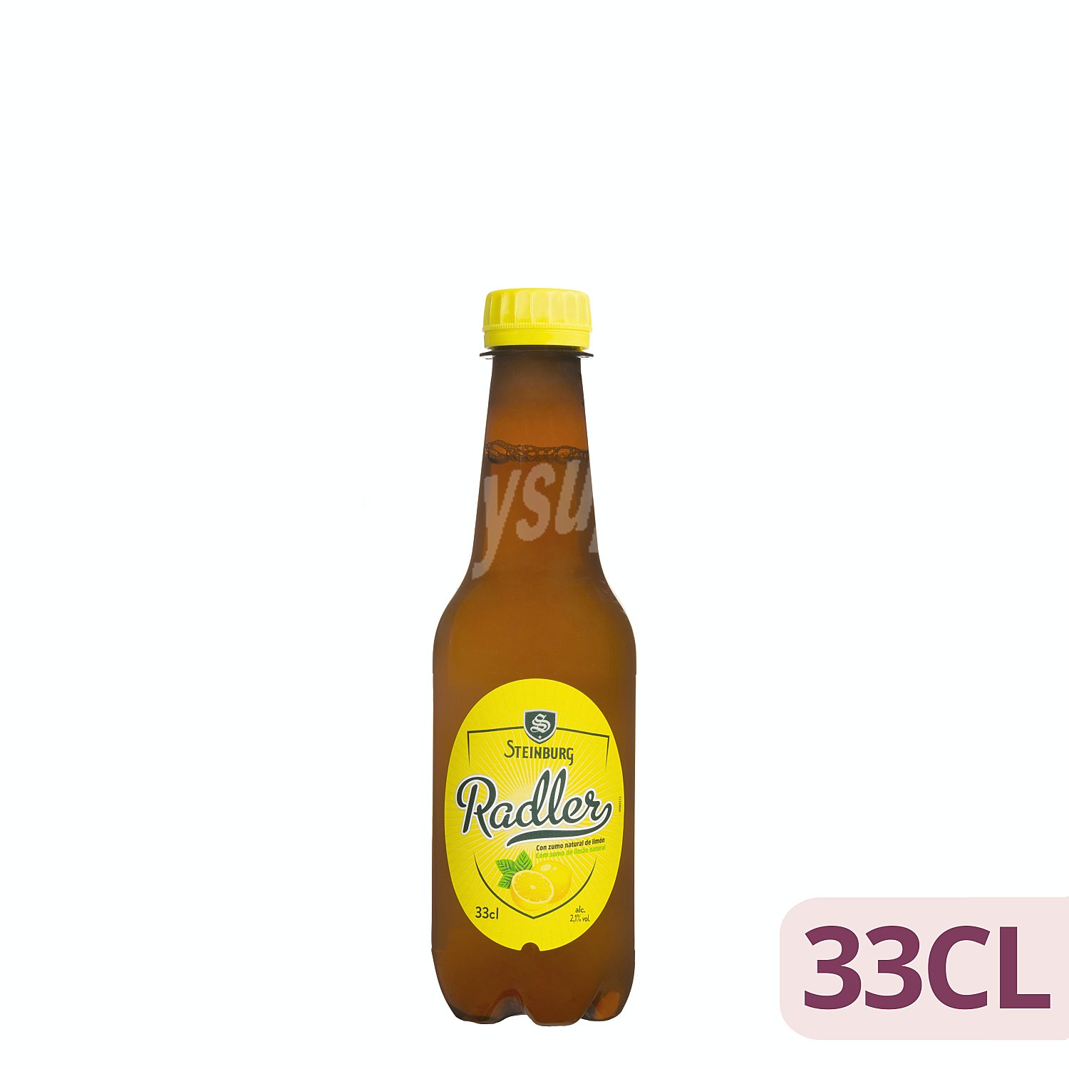 Cerveza radler con zumo natural de limon