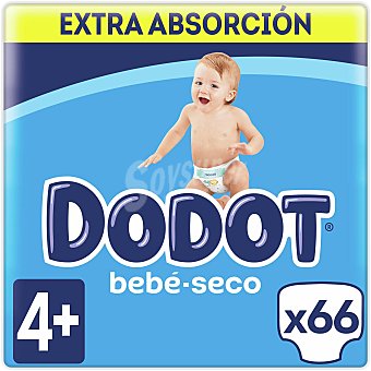 Pañales Dodot Bebé-Seco extra absorción T4+ (10-15 kg.) bebe-seco-extra