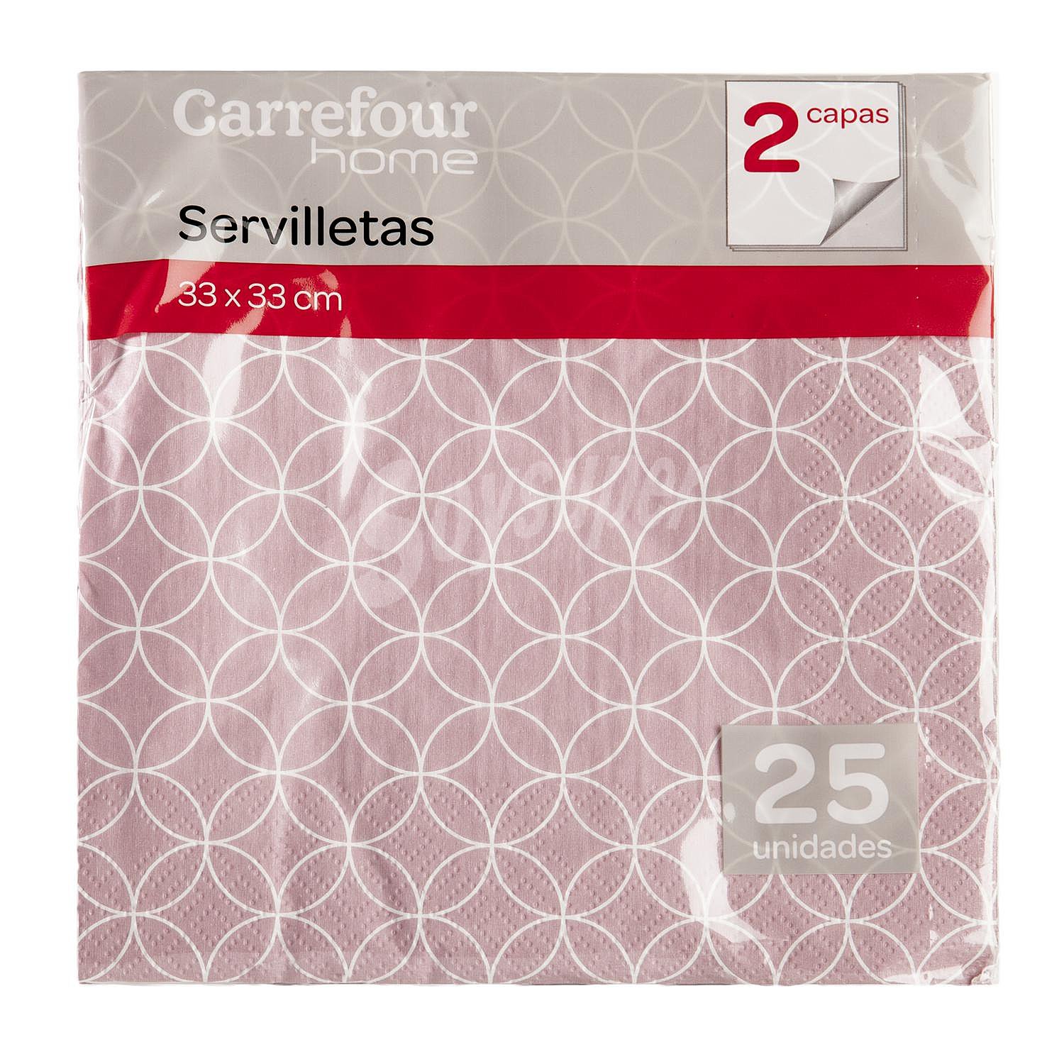 Servilletas carrefour home - Rayas Rosas