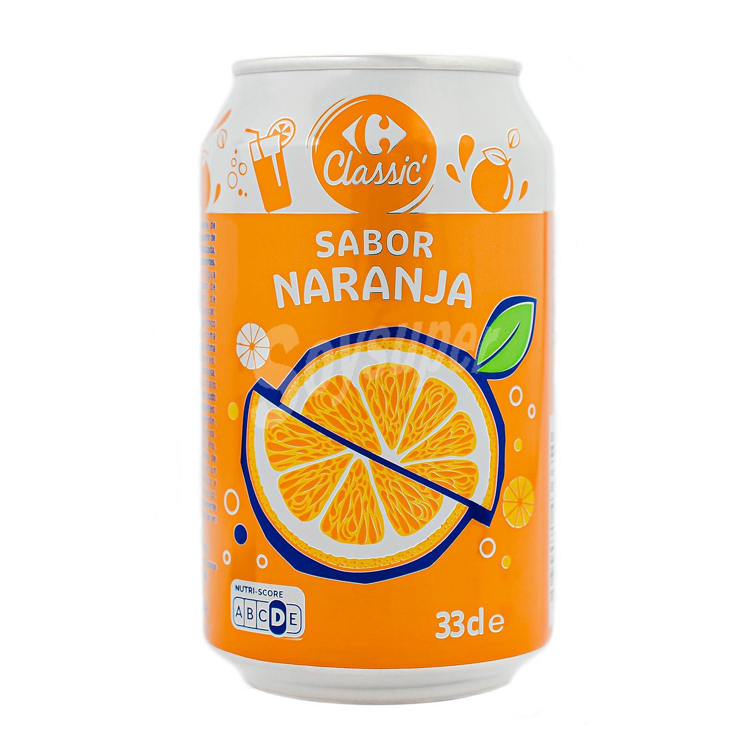 Refresco sabor naranja Carrefour Classic'