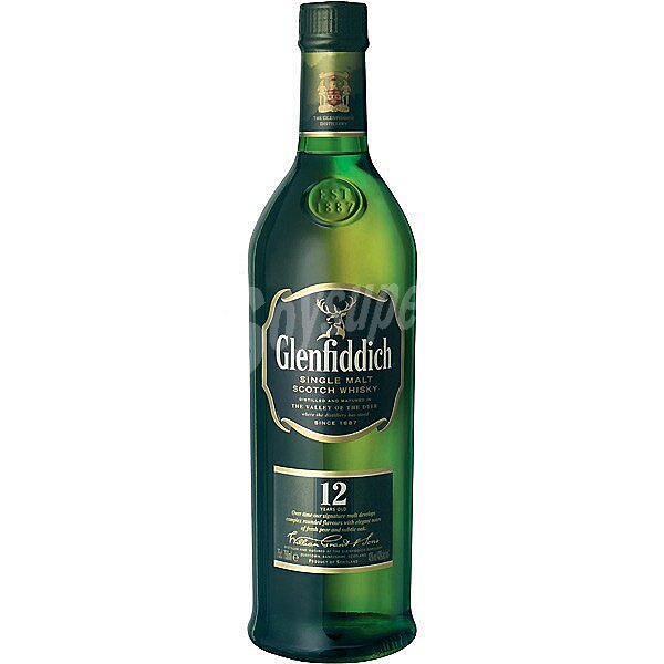 Whisky Single Malt 12 Años glendfidich