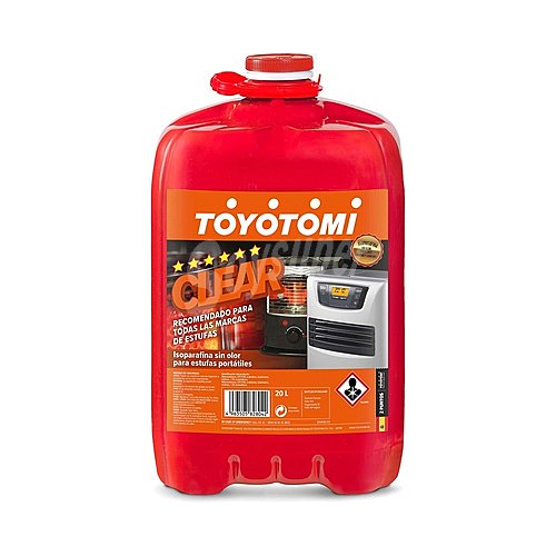 Bidón de isoparafina de toyotomi Clear, combustible puro