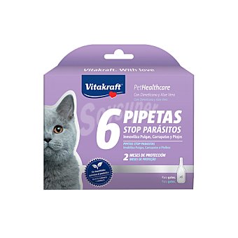 Vitakraft Pipetas stop parásitos para gatos vitakraft