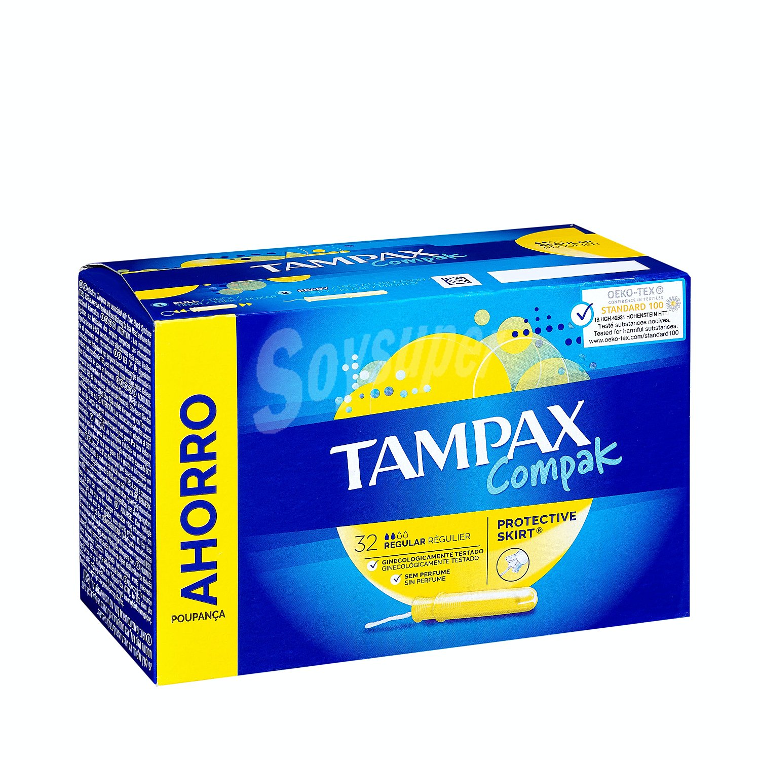 Tampón regular compacto