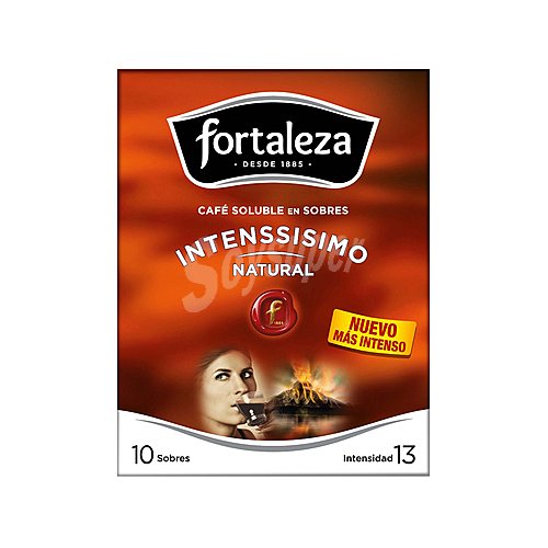 Fortaleza Café soluble tueste natural fortaleza 10 sbs