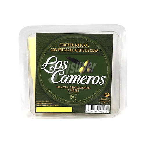 Los cameros Queso semicurado mezcla los cameros