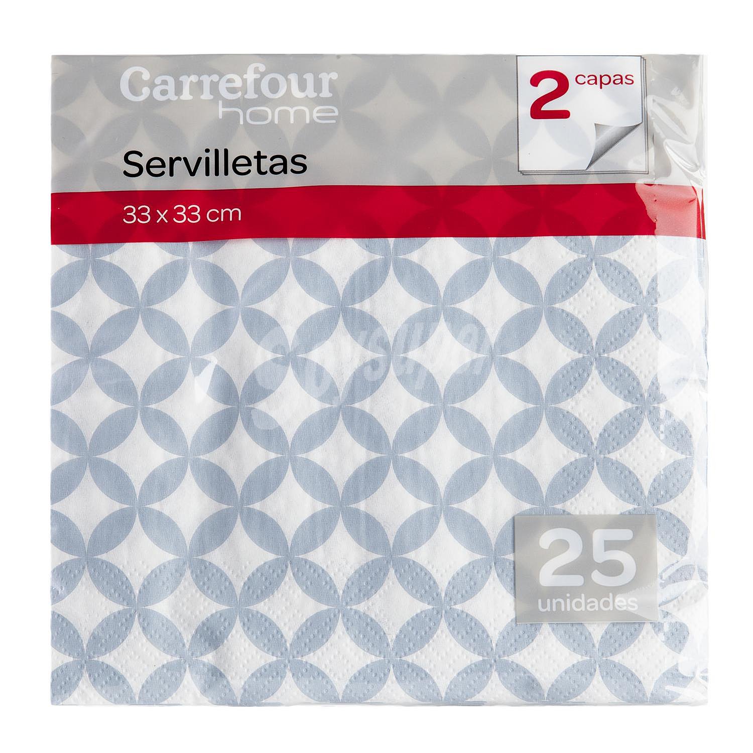 Servilletas carrefour home - Rayas Aguamarina