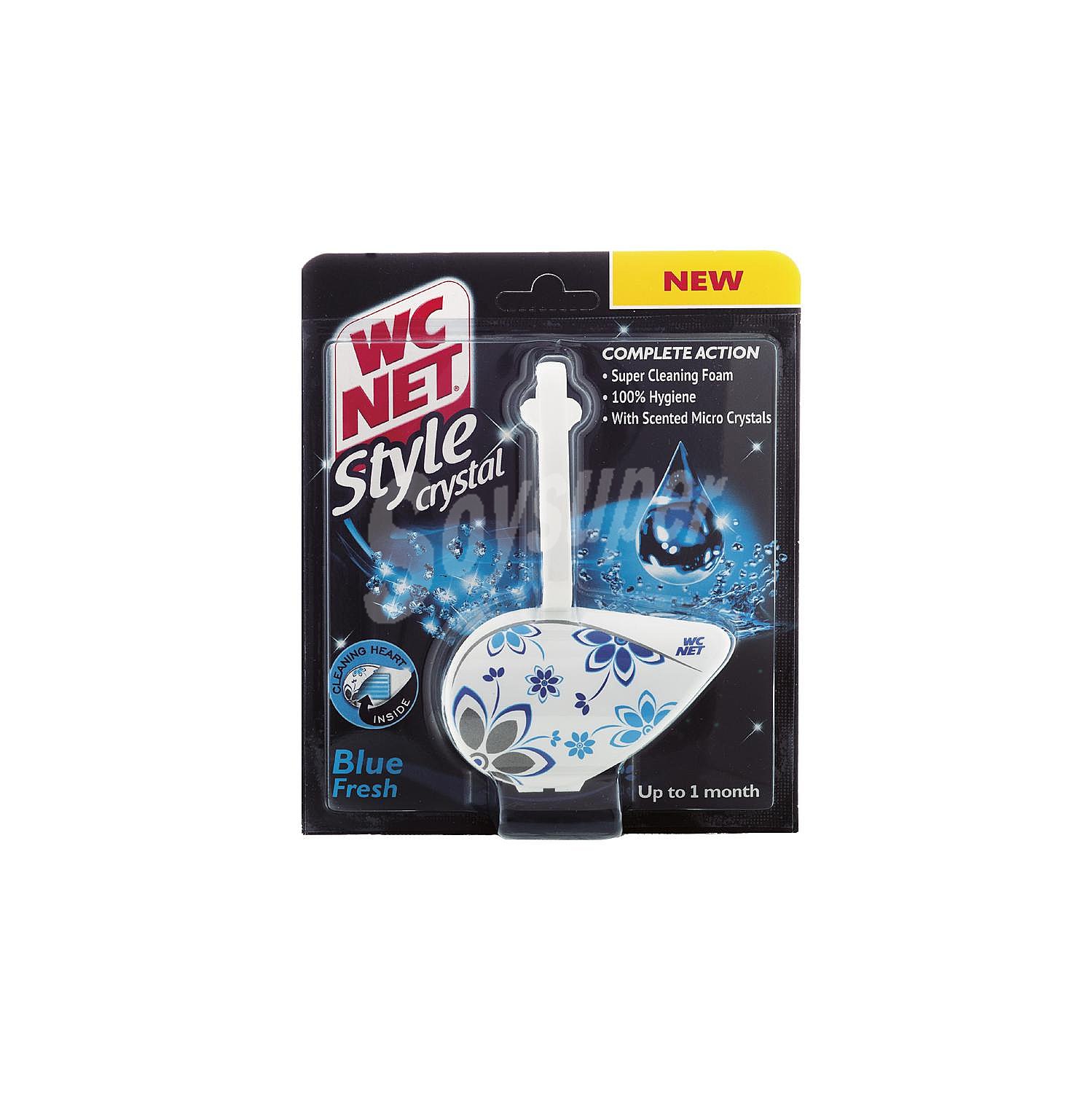 Colgador WC crystal blue fresh WC Net