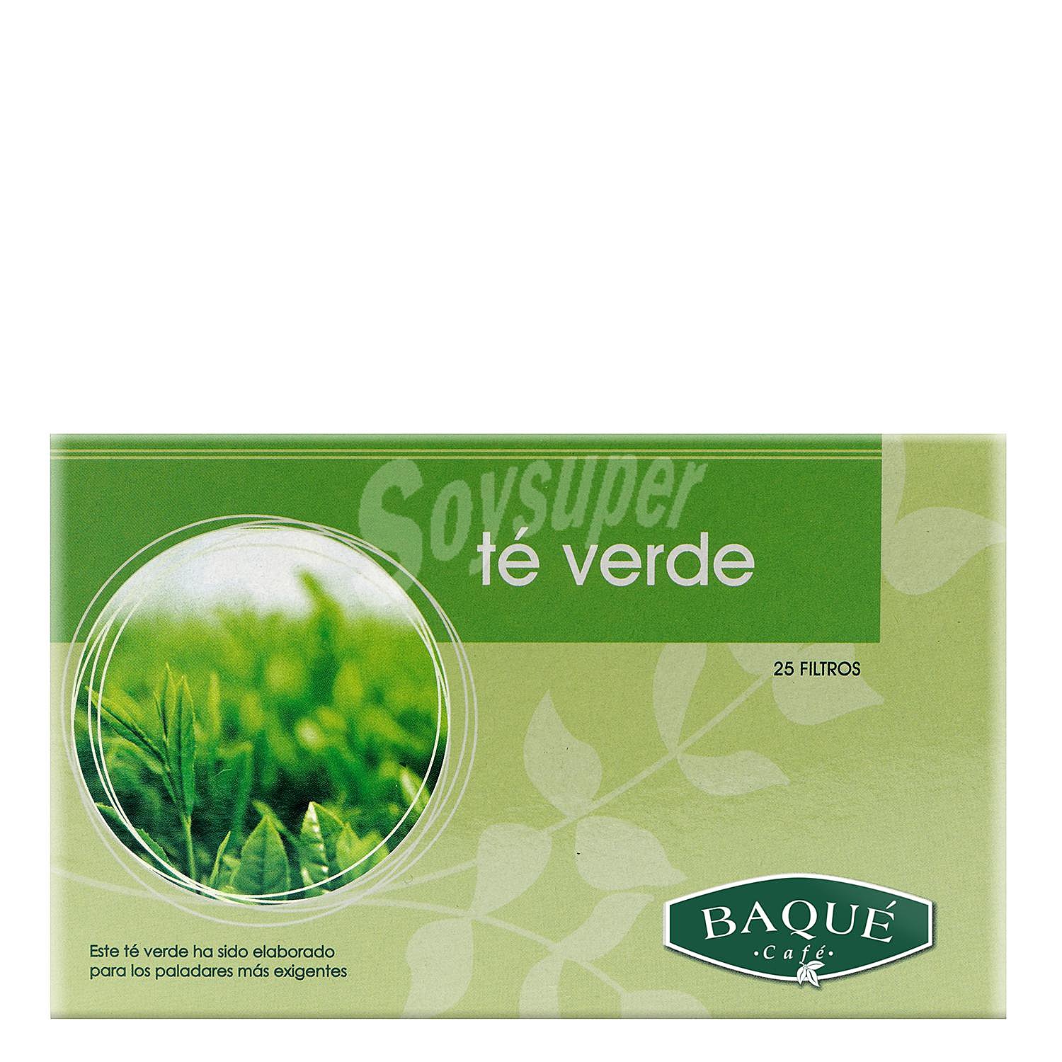 Té verde en bolsitas Baqué