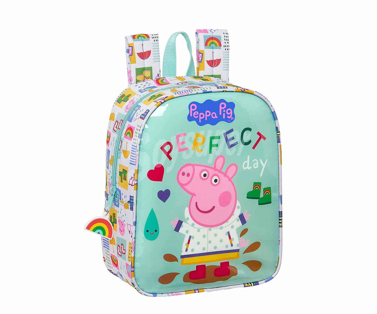 Mochila guardería peppa PIG adaptable a carro, safta.