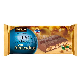 Turron chocolate con almendra