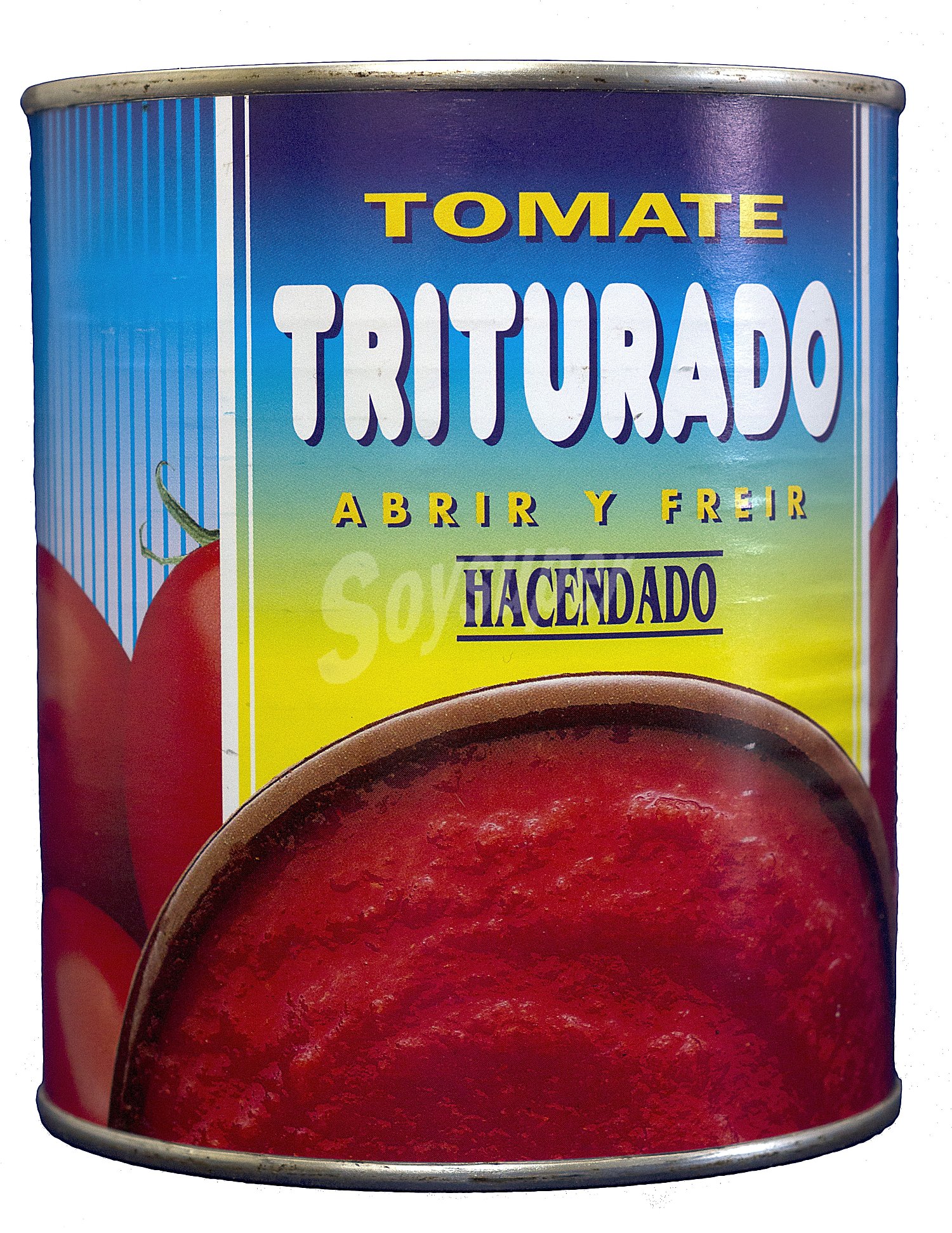 Tomate natural triturado