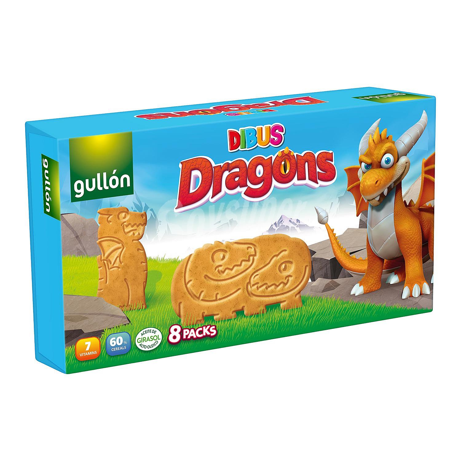 Galletas con forma de dragón