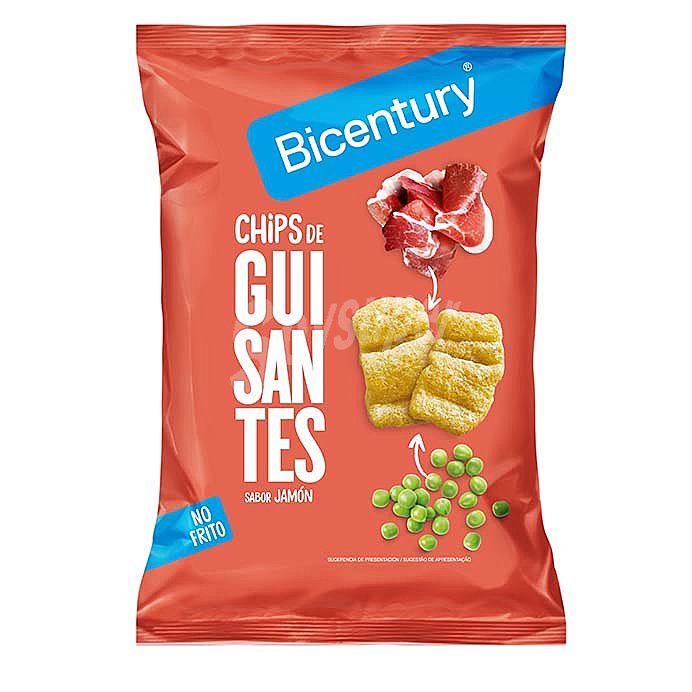 Chips de guisantes sabor jamón