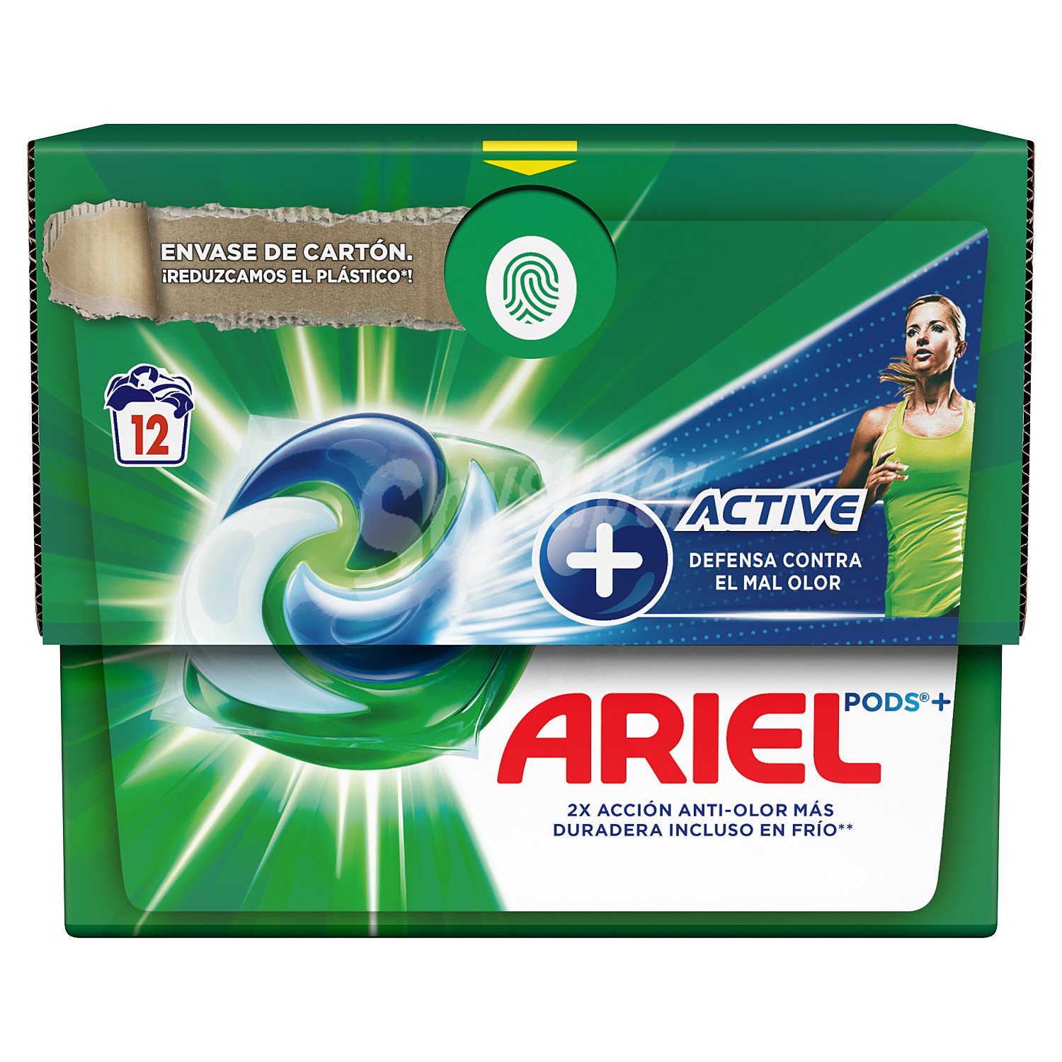 Detergente máquina todo en uno active Ariel