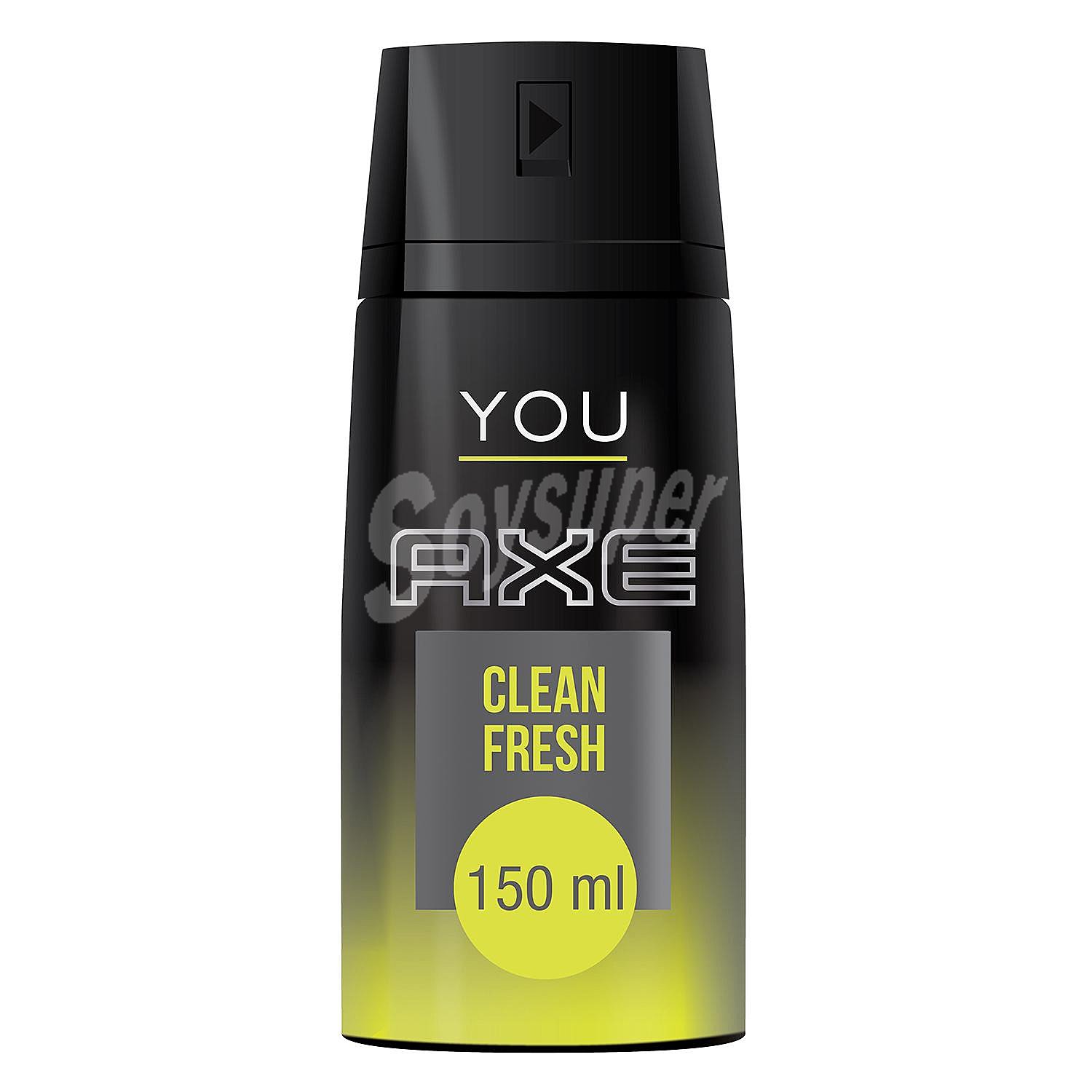 Desodorante en spray Clean Fresh You Axe