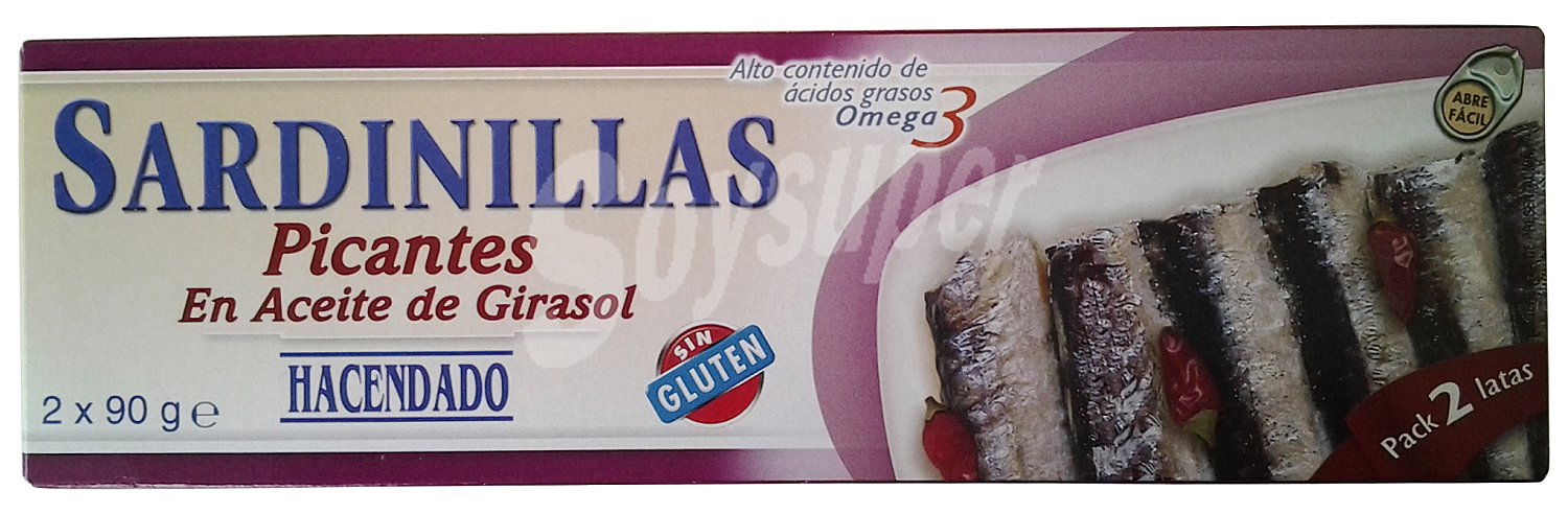 Sardinillas picantes aceite girasol