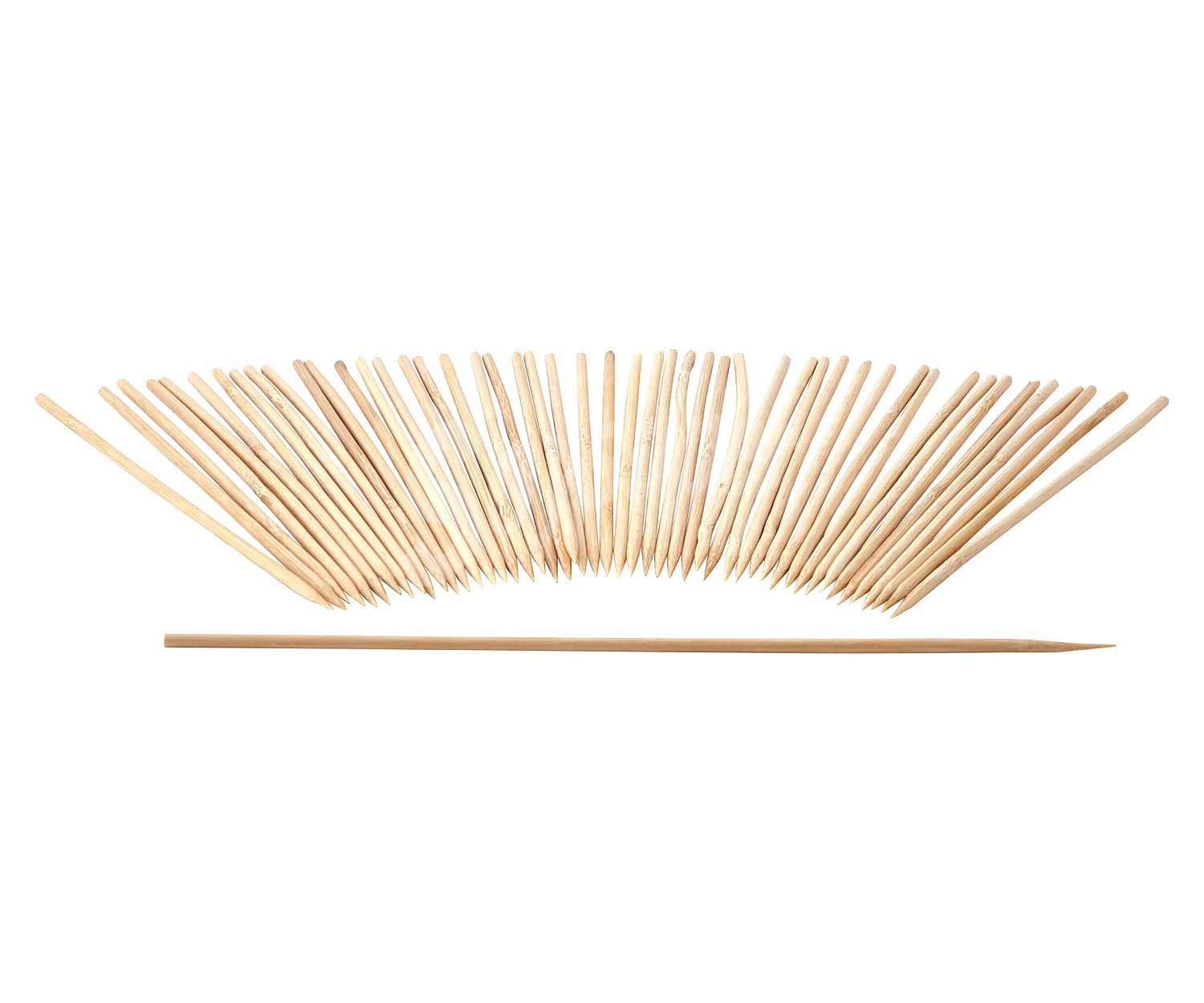 Pack de 50 sticks decorativos de bambú de 20 centímetros alcampo