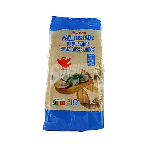 Producto alcampo Pan tostado sin sal añadida en rebanadas producto alcampo